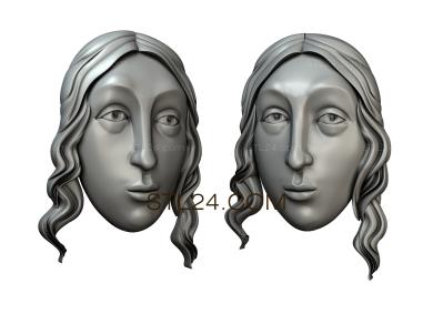 Portrait (PRT_0001) 3D models for cnc